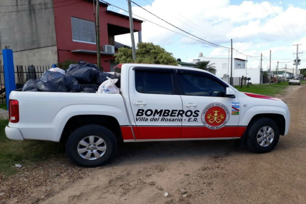 Bomberos de Villa del Rosario entregaron donaciones en Concordia ...