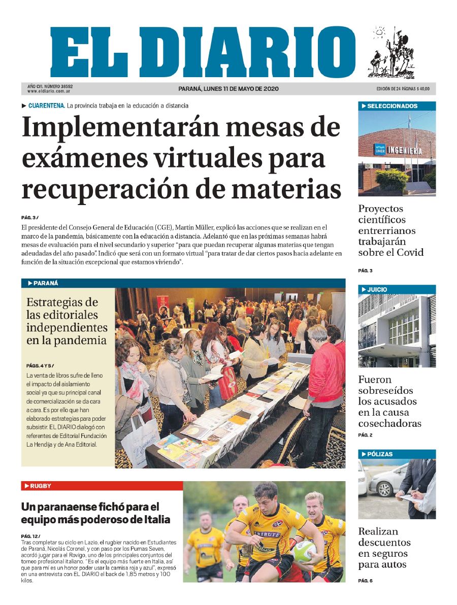 Mira La Edicion Impresa De El Diario 11 05 20 El Diario De