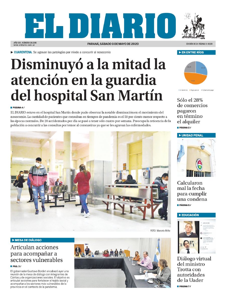 Mira La Edicion Impresa De El Diario 09 05 20 El Diario De